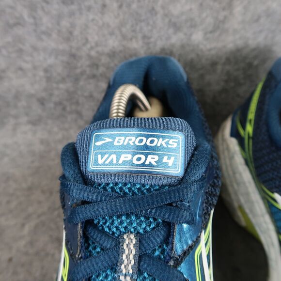 Brooks Shoes Mens 9 Athletic Trainers Vapor 4 Running Sport Active Walking Blue - Picture 5 of 14